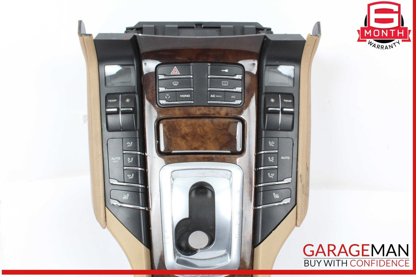 11-18 Porsche Cayenne S 958 Front Center Console Switch Control Panel Trim OEM