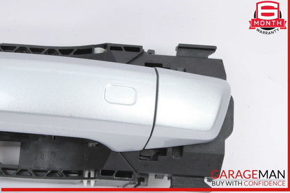 15-20 Audi A3 S3 RS3 Rear Left Driver Side Exterior Door Handle Silver OEM
