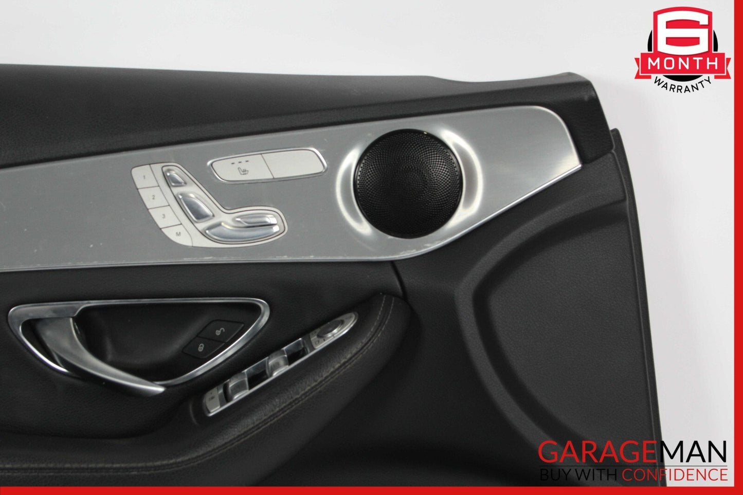 15-18 Mercedes W205 C300 C350e Front Left Interior Door Panel Anthracite Assy