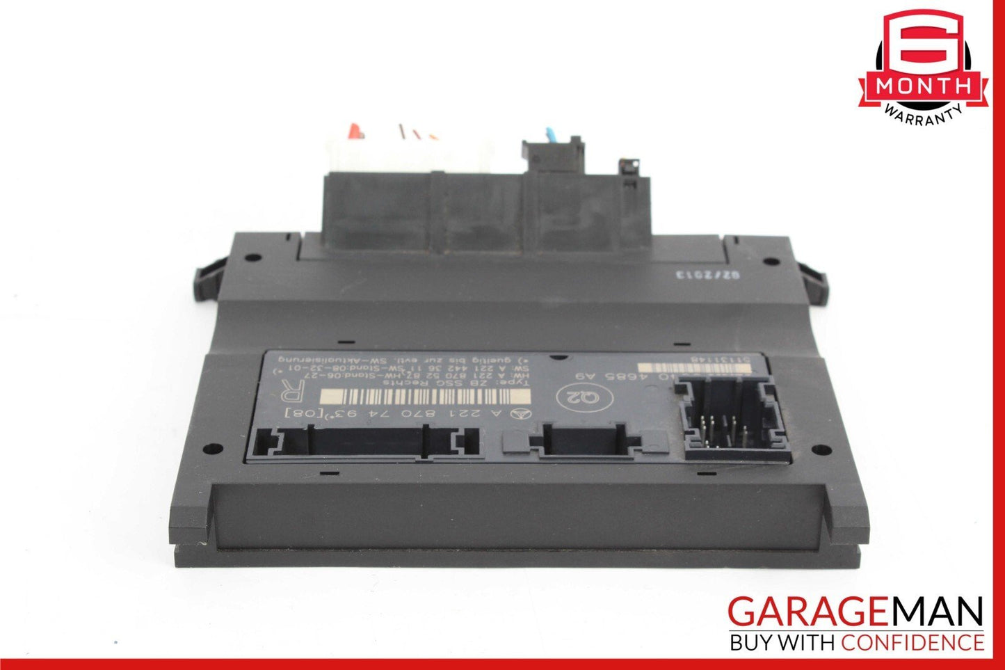 07-13 Mercedes W221 S550 Front Right Under Seat Control Module Unit 2218707493