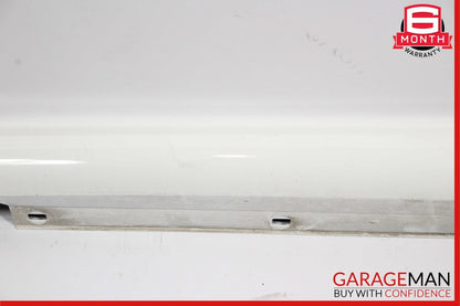 12-14 Mercedes W204 C250 Coupe Sport Left Side Skirt Rocker Panel Calcite White