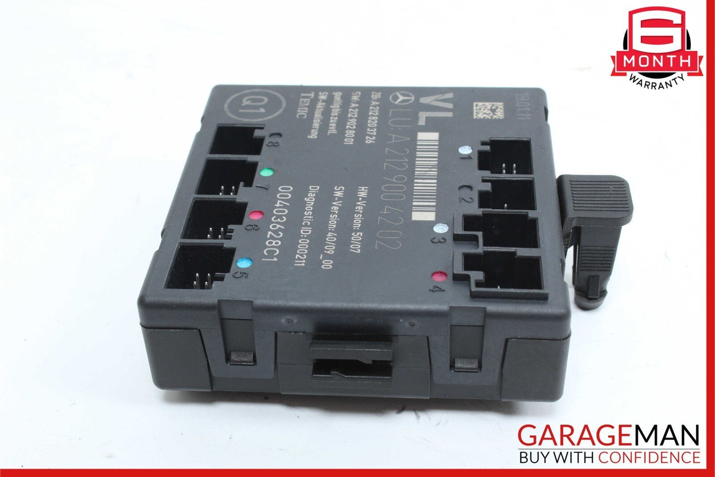 08-18 Mercedes W212 E350 C300 SLK350 Front Left Side Door Control Module OEM