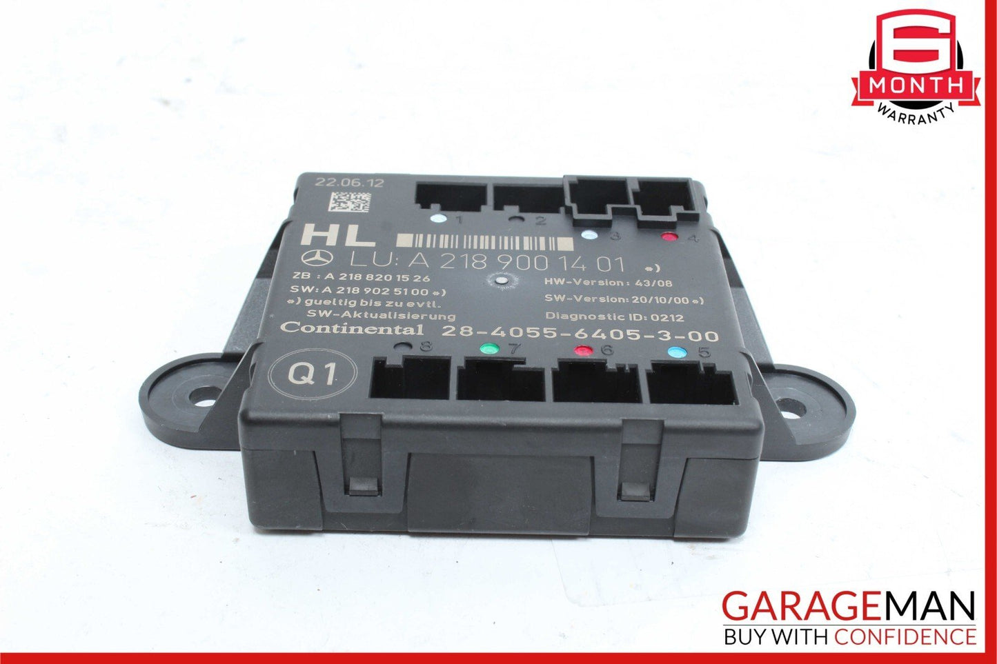 08-18 Mercedes W212 E550 CLS550 C300 Rear Left Side Door Control Module Unit