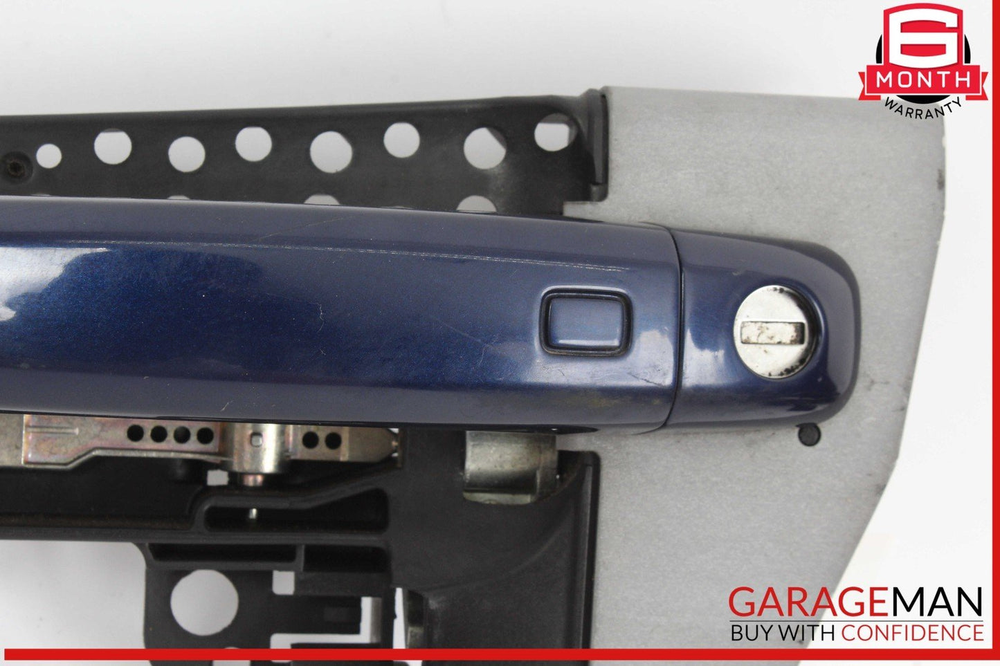 14-17 Audi SQ5 Front Left Driver Side Exterior Door Handle Blue OEM