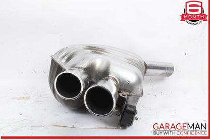 08-12 Audi S5 4.2L Engine Rear Right Side Exhaust Muffler Pipe w/ Tips OEM