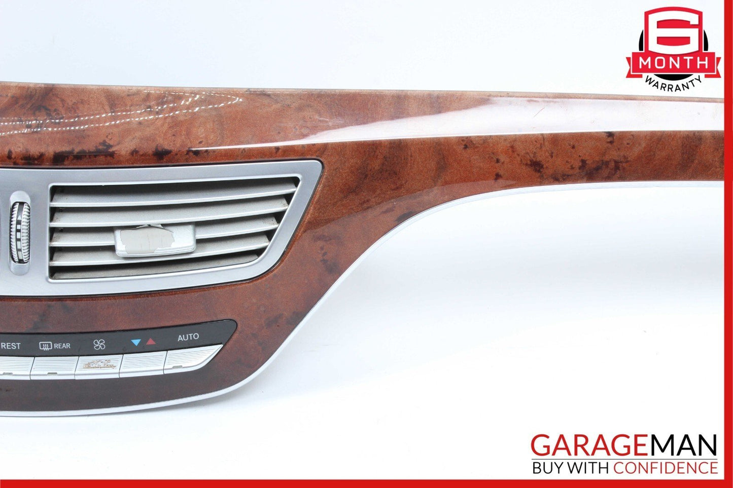 07-09 Mercedes W221 S550 Dash Board Dashboard Center Bezel Trim Cover Panel OEM