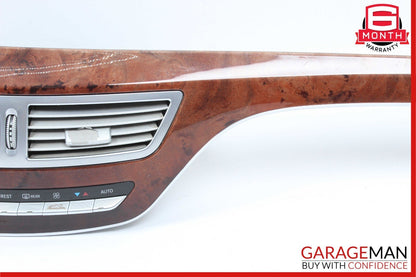 07-09 Mercedes W221 S550 Dash Board Dashboard Center Bezel Trim Cover Panel OEM