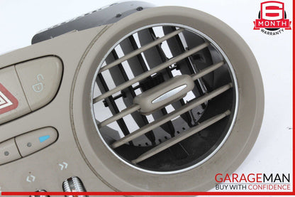 03-06 Mercedes R230 SL500 SL55 AMG Center Dashboard Hazard AC Air Vent Beige OEM