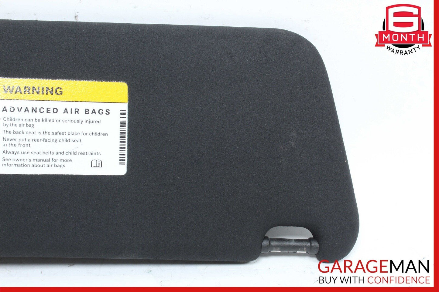 08-14 Mercedes W204 C250 Front Right Passenger Sun Visor Sunvisor Shade Black