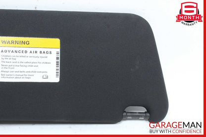 08-14 Mercedes W204 C250 Front Right Passenger Sun Visor Sunvisor Shade Black