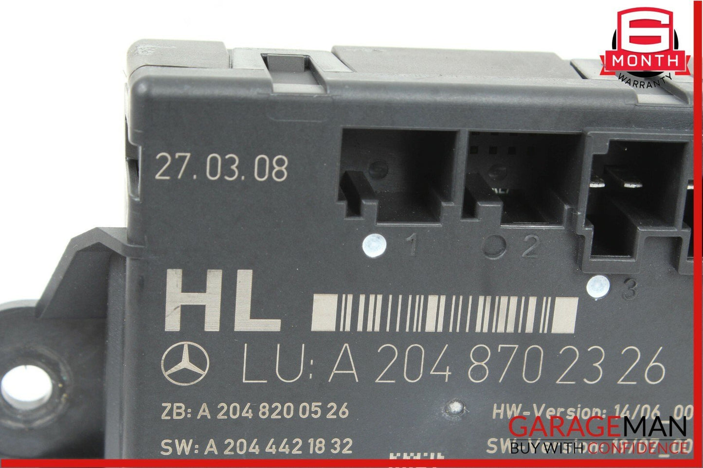08-14 Mercedes W204 C300 Rear Left Driver Side Door Controller Module Unit OEM