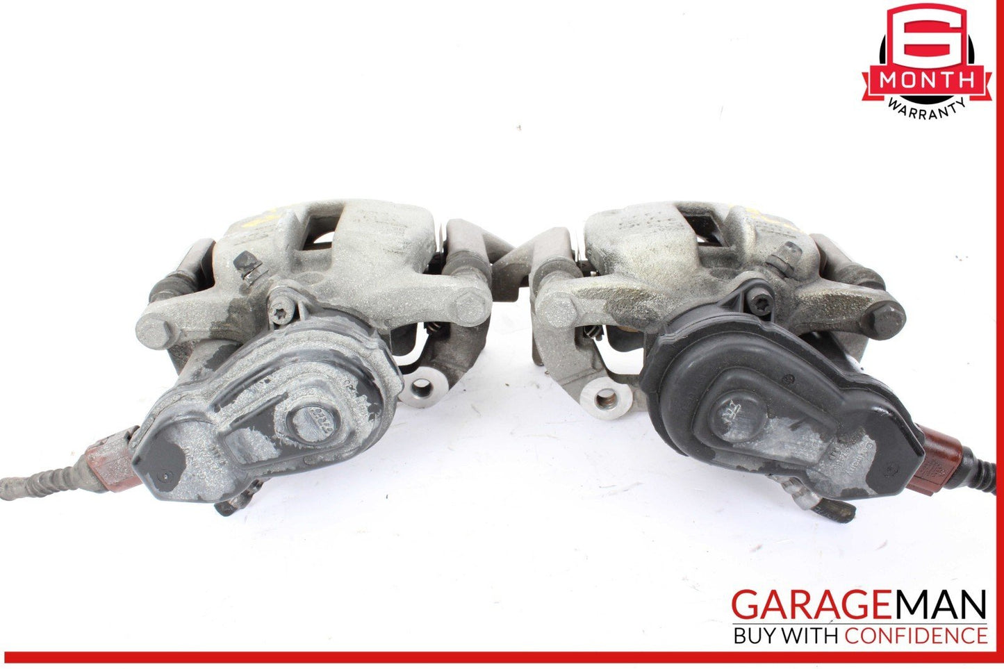 13-16 Audi A4 Rear Left and Rear Right Side Brake Caliper Calipers Set of 2 OEM