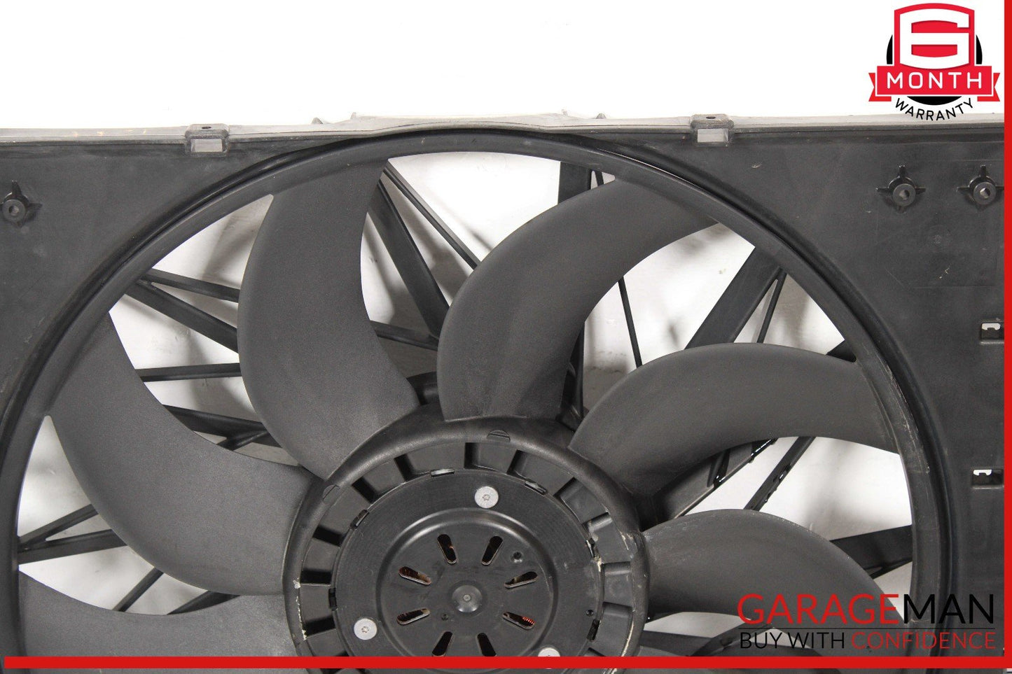 10-16 Porsche Panamera 970 Radiator Engine Electric Cooling Fan Shroud Assy OEM