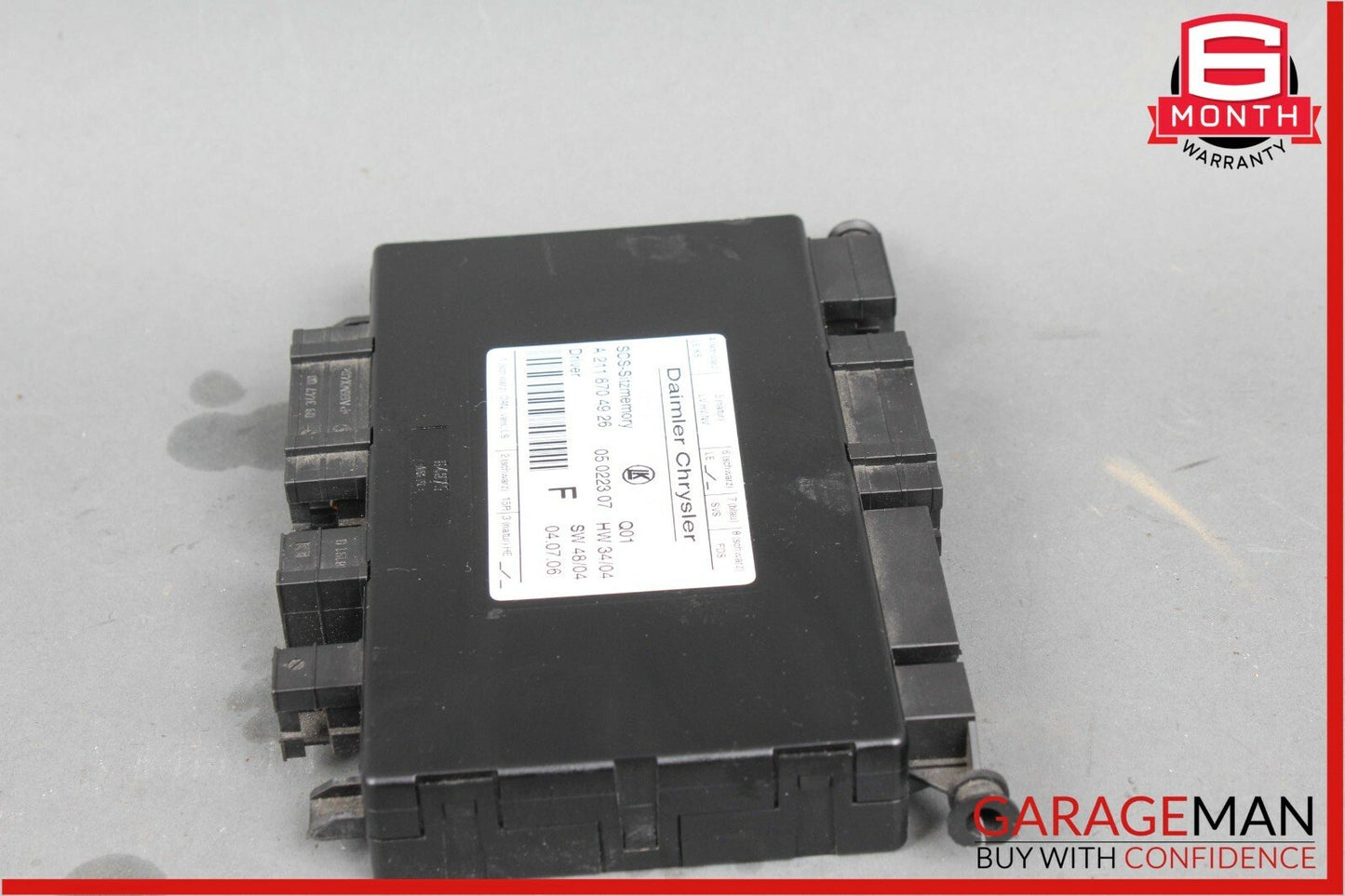 03-11 Mercedes E350 GL450 CLS350 ML550 Front Left Side Seat Control Module Unit