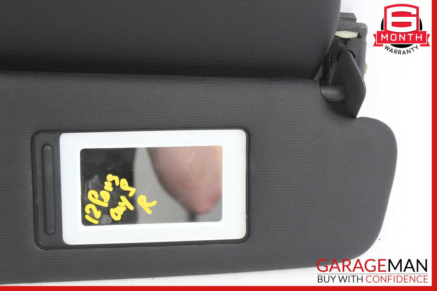 11-17 Porsche Cayenne 958 Front Right Side Sun Visor Sunshade Cover Black