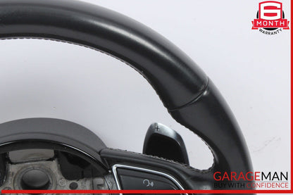 14-16 Audi SQ5 Q5 Front Left Driver Side Steering Wheel w/ Paddle Shifters OEM