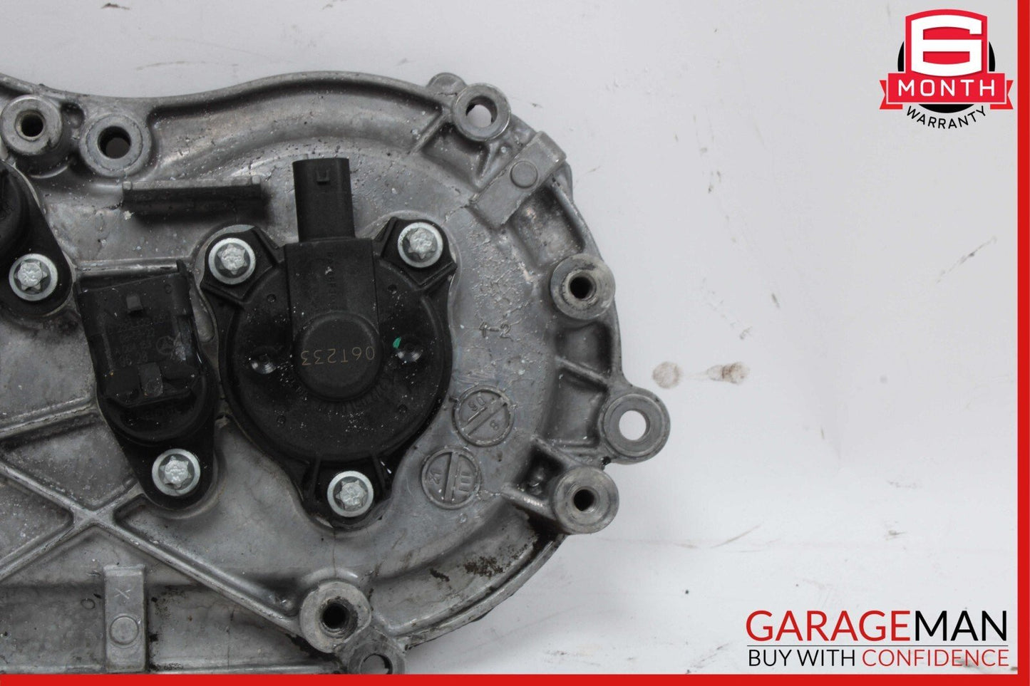 05-13 Mercedes R171 SLK300 Front Left Side Engine Timing Chain Cover Plate OEM