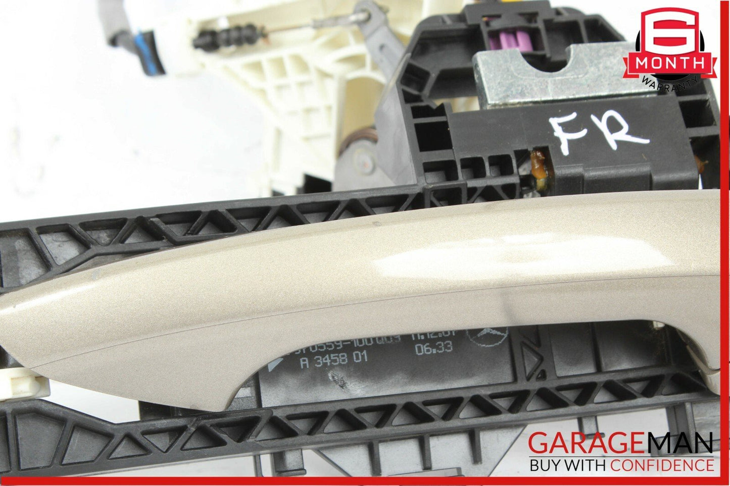 08-11 Mercedes W204 C300 Front Right Exterior Door Handle w/ Door Actuator Beige