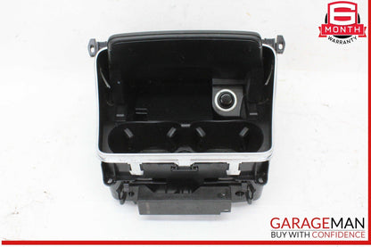 15-18 Mercedes W205 C300 Center Console Cup Holder Compartment w/ Antenna OEM