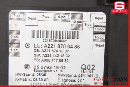 07-13 Mercedes W221 S550 S400 Rear Right or Left Side Door Control Module Unit