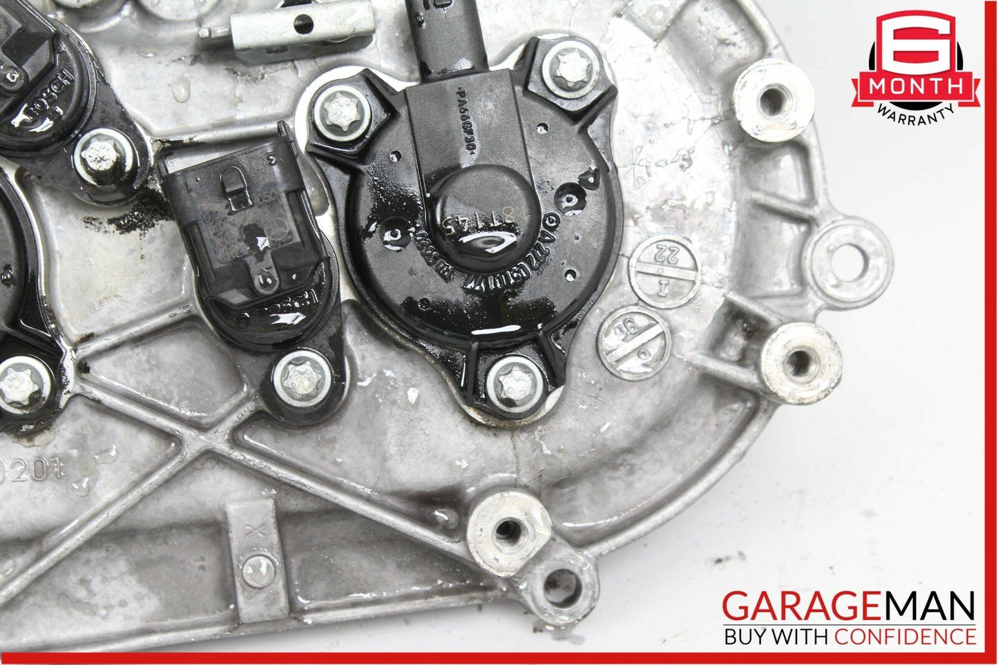 06-10 Mercedes W251 R350 S550 E350 Front Left Engine Timing Chain Cover Plate