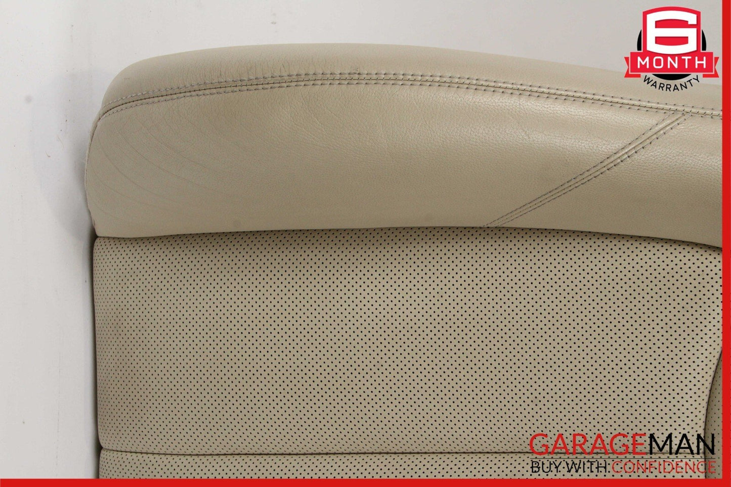 03-06 Mercedes R230 SL500 Front Right Side Upper Top Seat Cushion Cover Beige