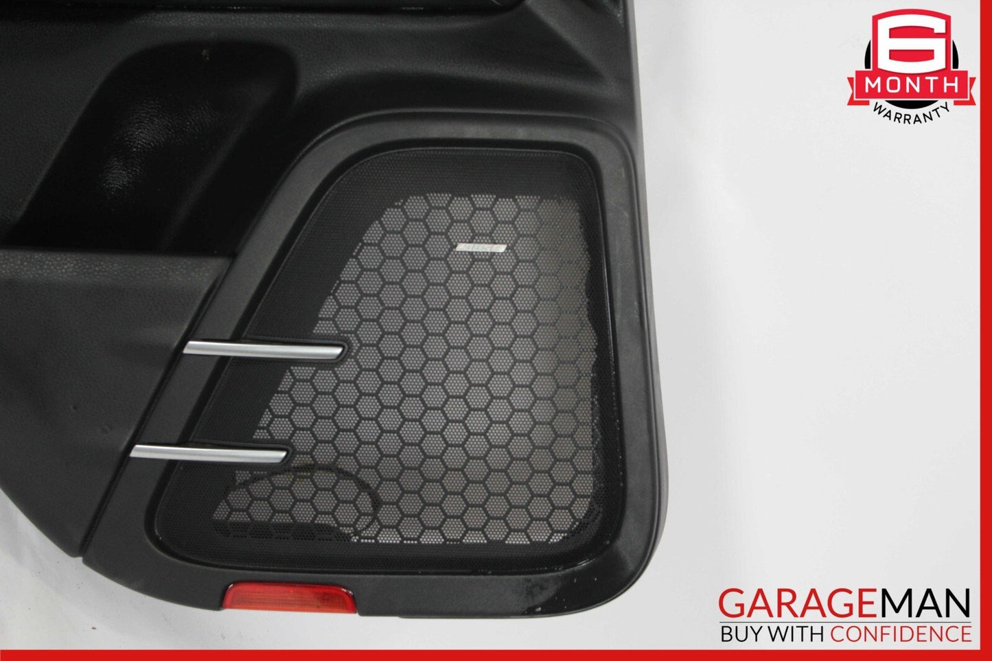 11-18 Porsche Cayenne 958 Rear Left Side Interior Door Panel Trim Assy Black