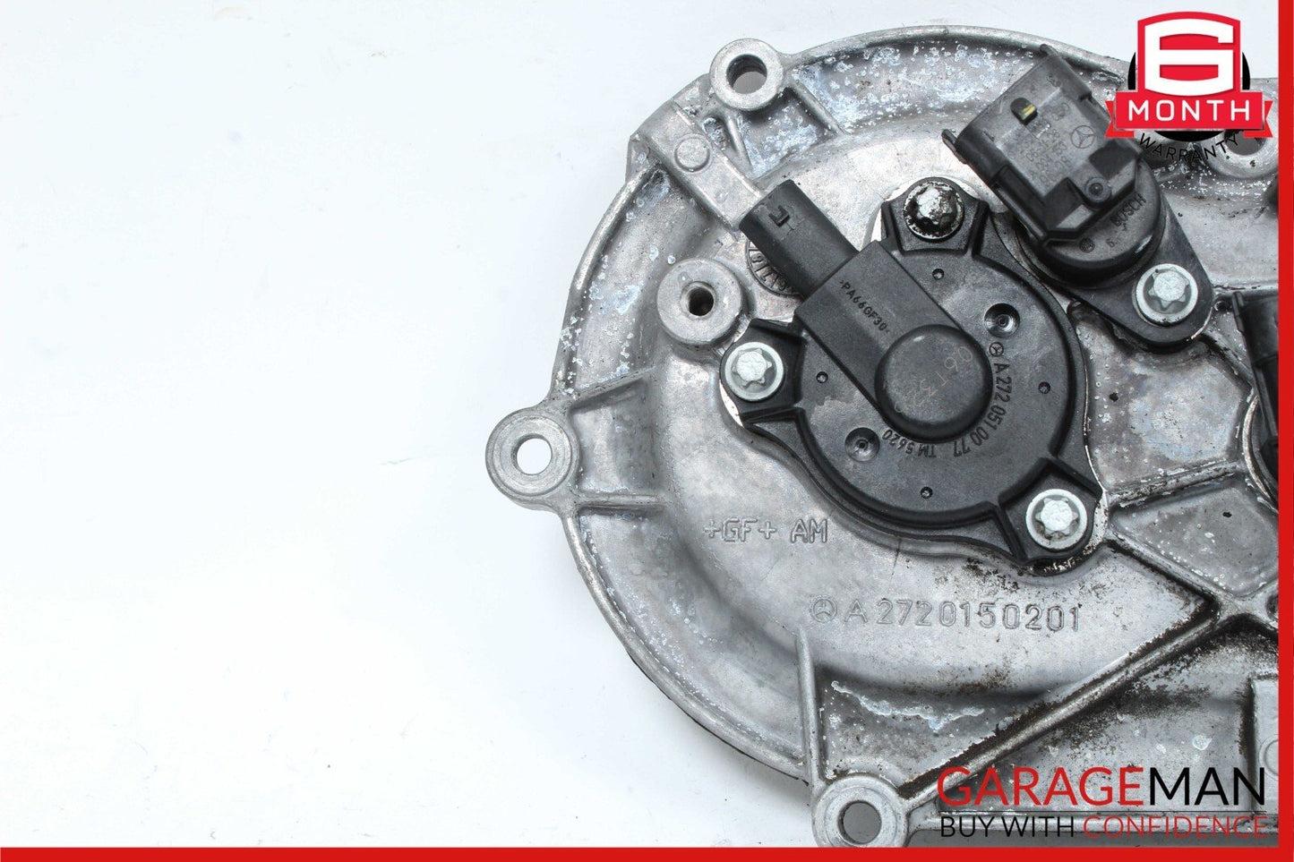 06-13 Mercedes W211 E350 S550 Front Right Engine Timing Chain Cover Plate OEM