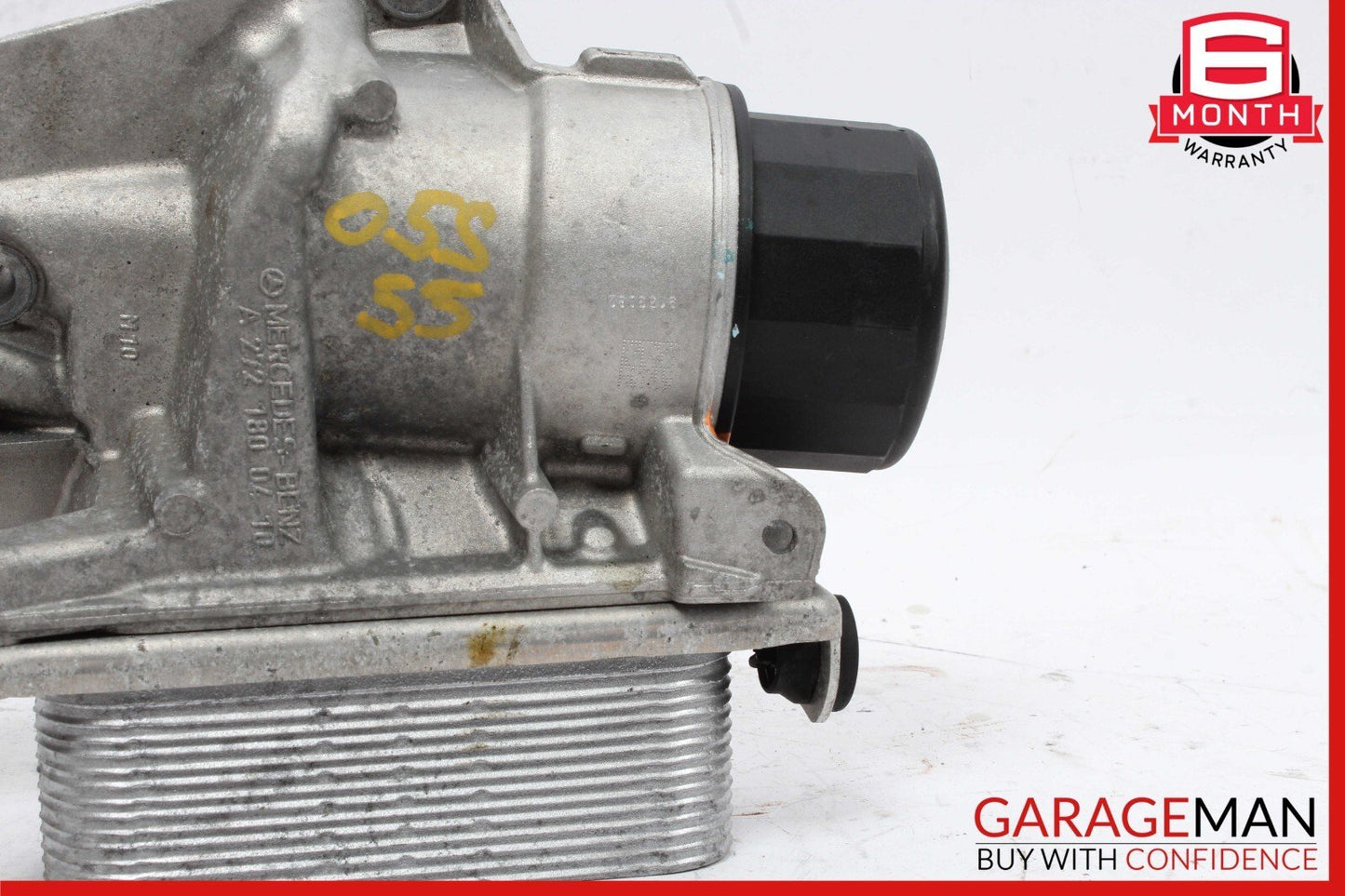 05-13 Mercedes W220 S55 AMG C300 Engine Oil Filter Cooler Housing 2721800410 OEM
