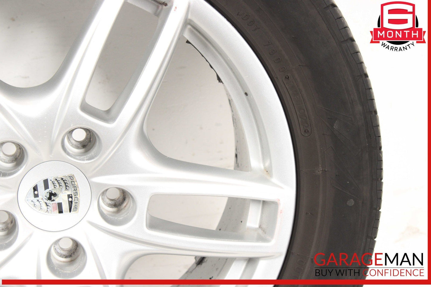 11-18 Porsche Cayenne 958 8.5Jx19 19" R19 Wheel Tire Rim Silver 7P5601025A