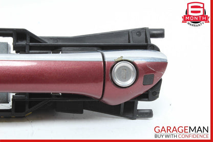 03-09 Mercedes W209 CLK500 Front Left Side Exterior Door Handle Thulite Red