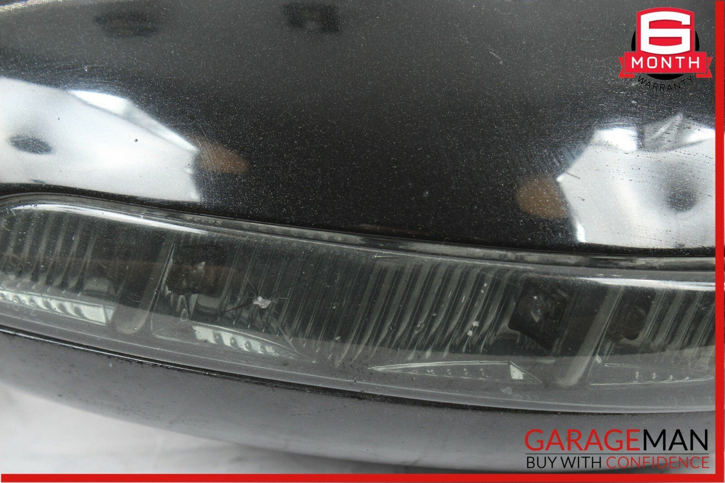 06-08 Mercedes W219 CLS500 Front Left Driver Side Door Mirror Rear View Black
