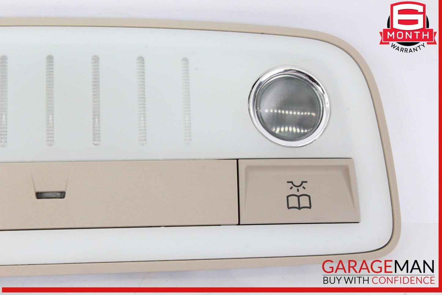 10-18 Mercedes W212 E350 Rear Overhead Dome Light Beige 2128205001 OEM