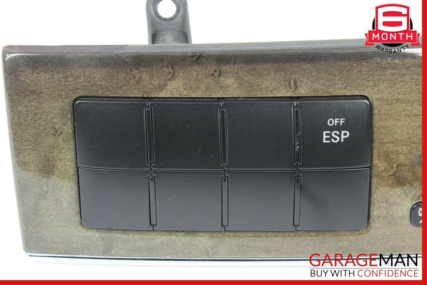 05-07 Mercedes W203 C230 Hazard Light Door Lock Switch Control Module Walnut