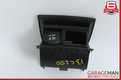 08-17 Mercedes W204 C250 C350 Center Console Ashtray Ash Tray Rear Black OEM