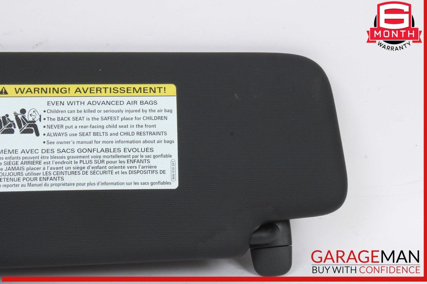 17-20 Audi A3 S3 RS3 Front Right Passenger Side Sunvisor Sun Visor 8W0857552 OEM