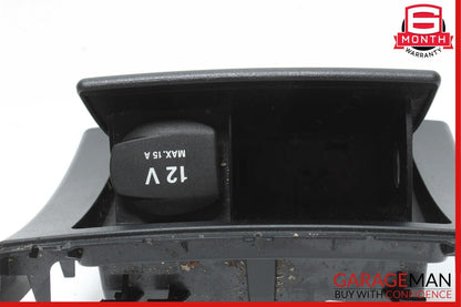10-16 Mercedes W212 E350 E550 Rear Center Console Ash Tray Compartment Black