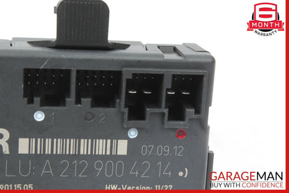 08-14 Mercedes R172 SLK350 C350 Front Right Side Door Control Module 2129004214