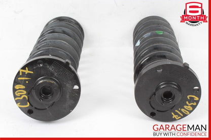 15-20 Mercedes W205 C300 Rear Right & Left Side Shock Absorber Coil Spring Set