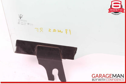 17-24 Maserati Levante M161 Front Right Passenger Side Door Window Glass OEM