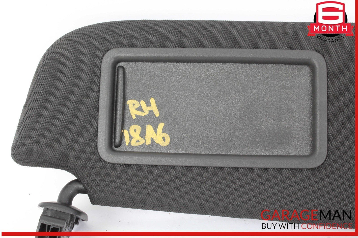 16-18 Audi A6 A7 Front Right Side Sun Visor Sunvisor Black 4G0857552N OEM