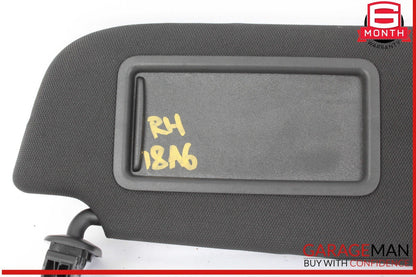16-18 Audi A6 A7 Front Right Side Sun Visor Sunvisor Black 4G0857552N OEM