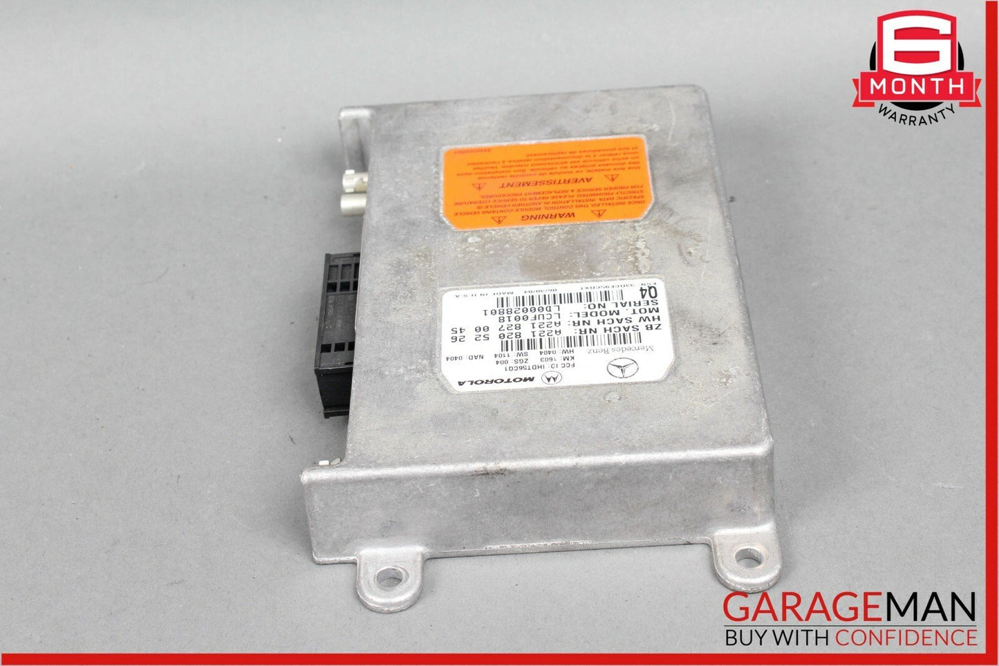 03-12 Mercedes SL500 S600 CLK350 C55 AMG Voice Communication Control Module Q4