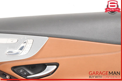 17-21 Mercedes W205 C300 C63 AMG Coupe Front Right Side Interior Door Panel OEM