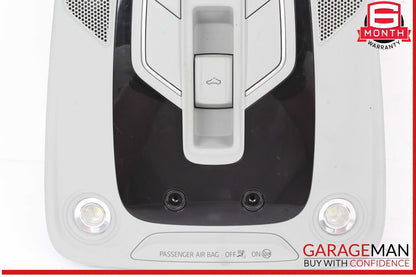 17-19 Audi A4 Quattro Front Console Overhead Dome Light Gray 8W0947135AK OEM