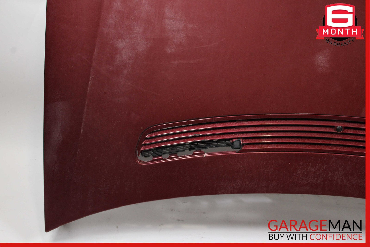 06-11 Mercedes W219 CLS500 Front Hood Bonnet Cover Panel Assembly Red OEM