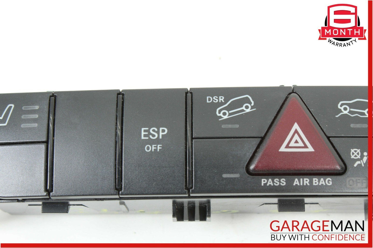 06-12 Mercedes X164 GL450 GL550 ML550 Hazard Control Switch Panel 1648709210 OEM