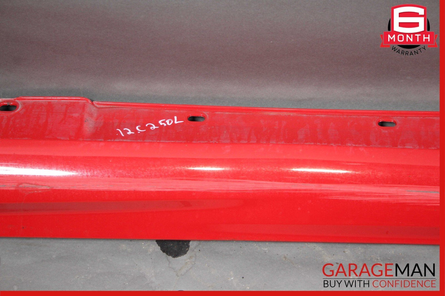 08-14 Mercedes W204 C250 AMG Sport Sedan Left Side Skirt Rocker Molding Moulding