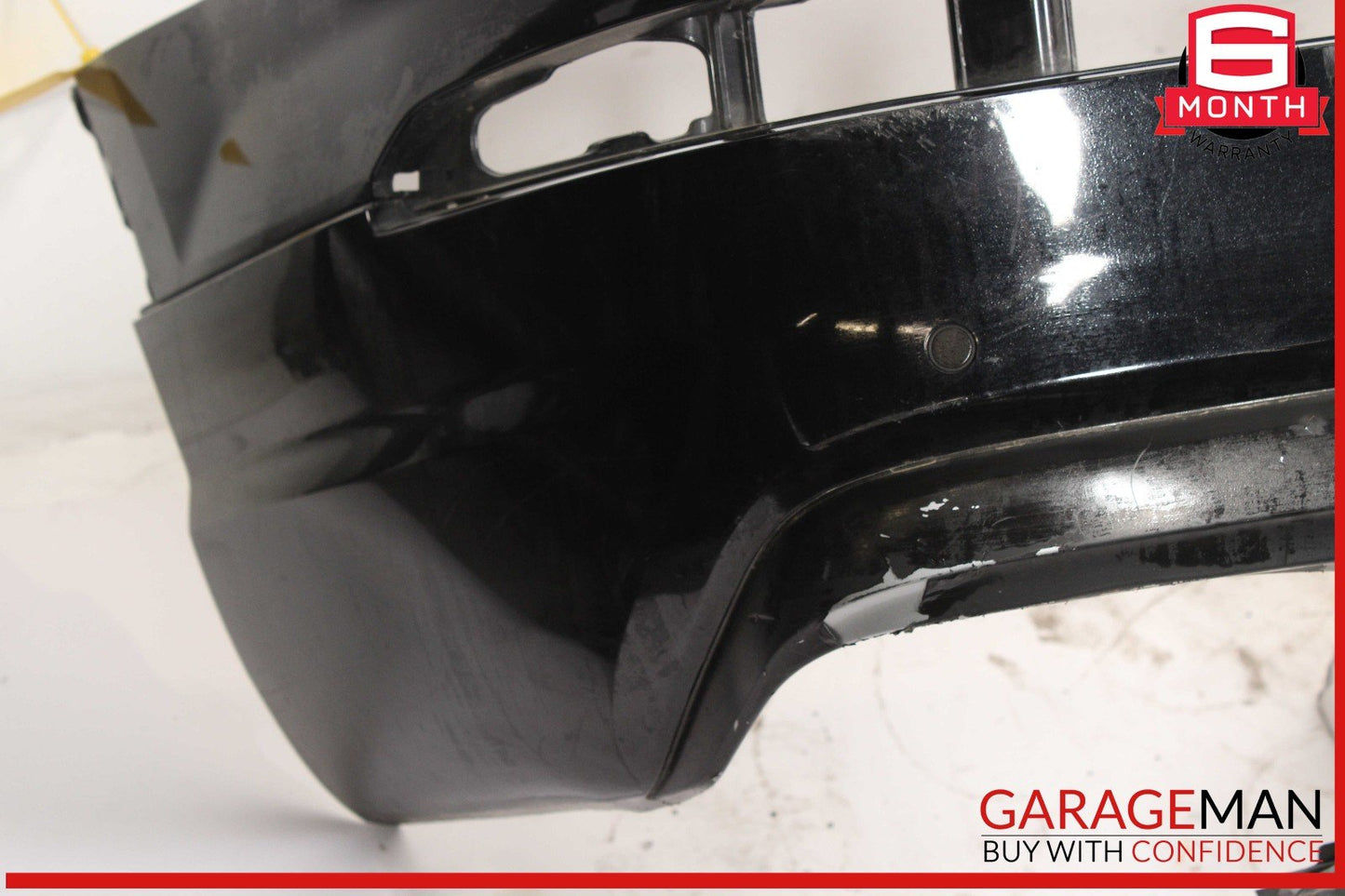 17-19 Audi Q7 Rear Bumper Cover Assembly Black OEM