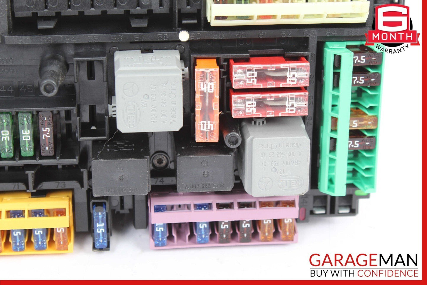 10-11 Mercedes W212 E350 E550 Rear Fuse Relay Junction Box SAM Module Assembly